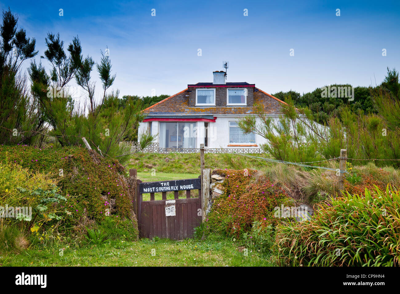 The most southerly house on the English mainland at Lizard Point