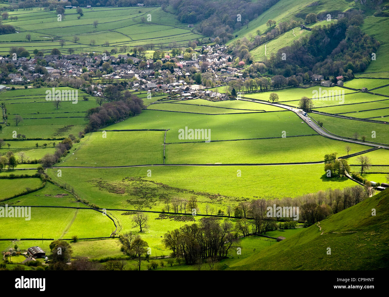 Castlelton in the Hope Valley, Derbyshire, Peak District National Park Stock Photo