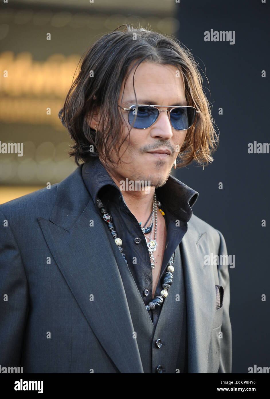 JOHNNY DEPP  US film actor in May 2012. Photo Jeffrey Mayer Stock Photo