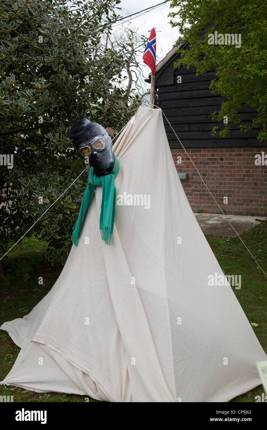 The Scarecrow Festival at Urchfont Village Stock Photo Alamy