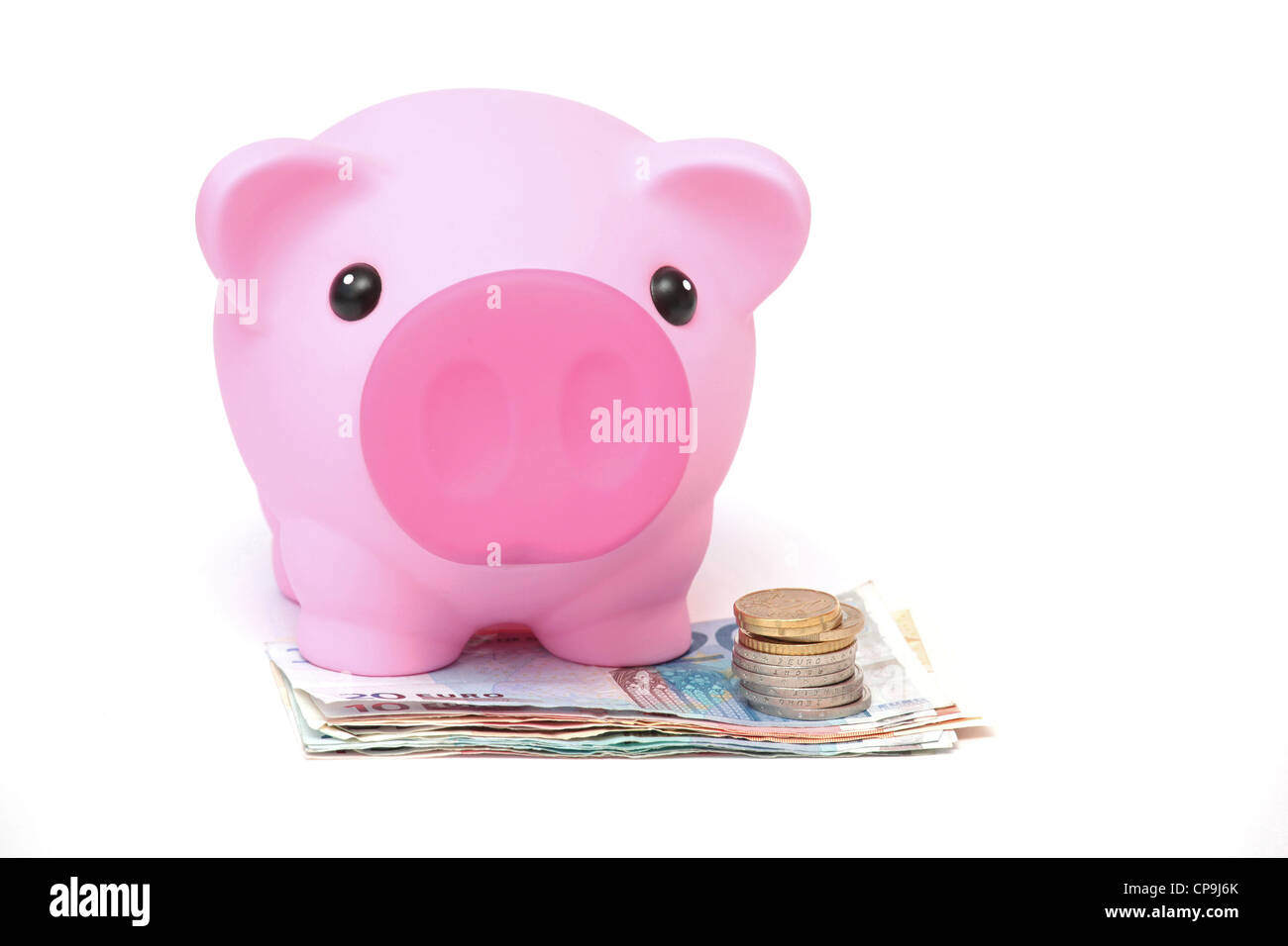 Pink Empty Banknote Pink piggy bank and notes hi-res stock photography and images - Alamy