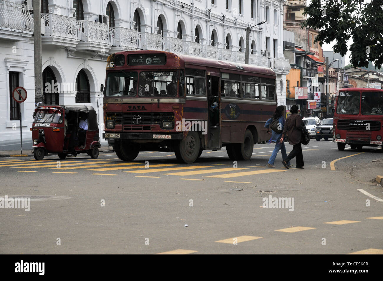 Sri Lanka, Kandy City centre Stock Photo