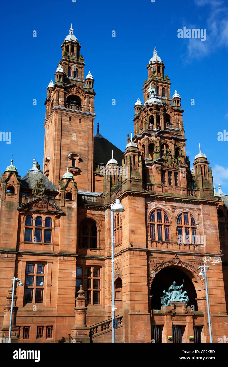 Kelvingrove art gallery and museum glasgow Scotland uk Stock Photo
