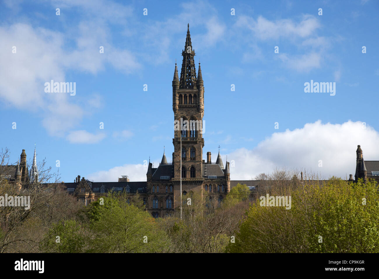 university of glasgow main building Scotland uk Stock Photo