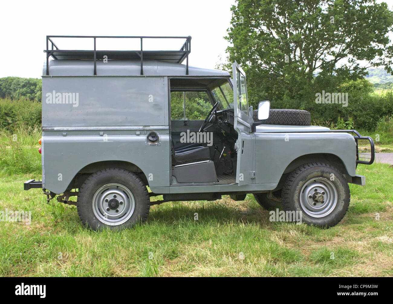 Landrover Land Rover This is the Series 3 model made in 1971 it is the 29th off the production line. Stock Photo