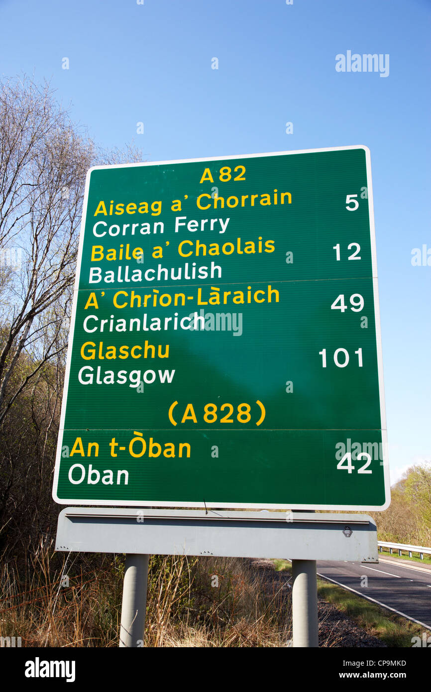 Road sign scotland hires stock photography and images Alamy