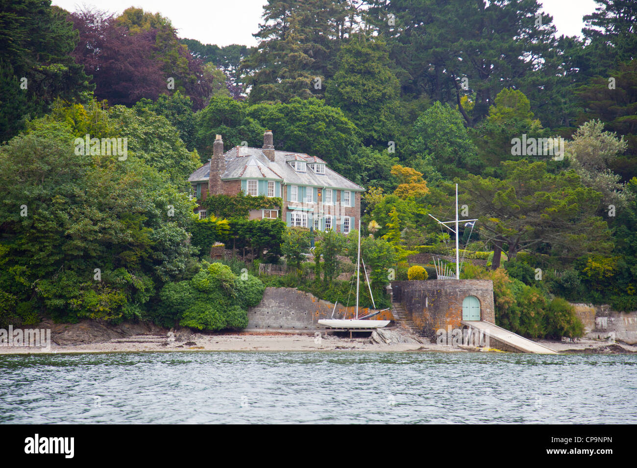 Expensive waterfront house close to Helford Passage village overlooking the Helford River