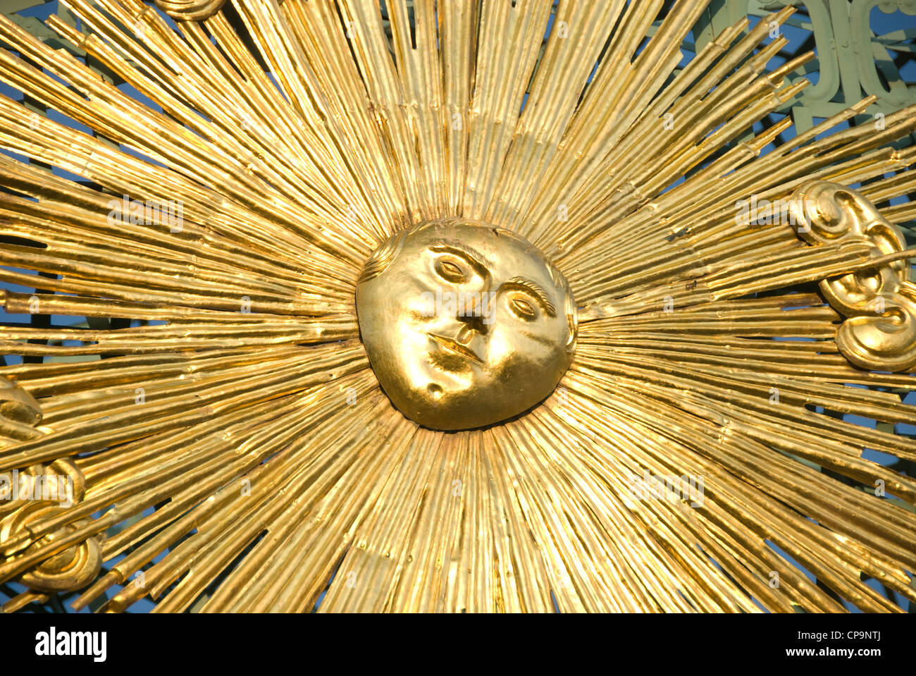 Rococo Sun Sanssouci royal palace is an 18th century palace in rococo style set in ...