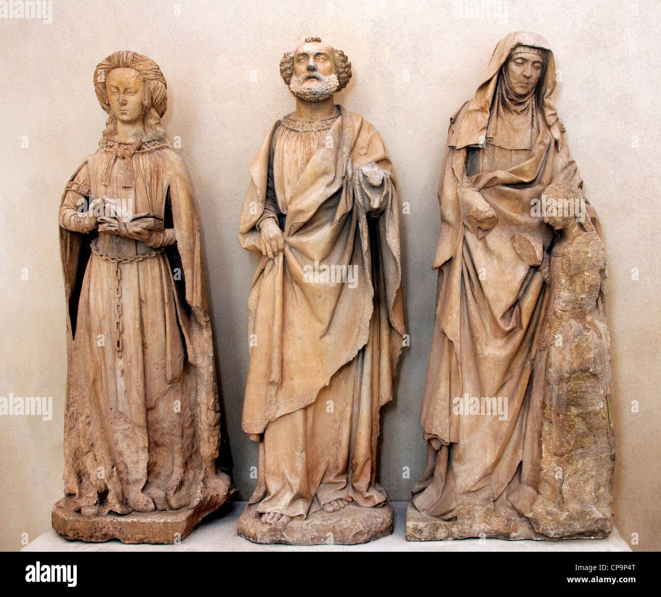 ST Anne - St. Peter - St Suzanne Jean GUILHOMET - Jean de Chartres 1465 - 1516 France French Stock Photo