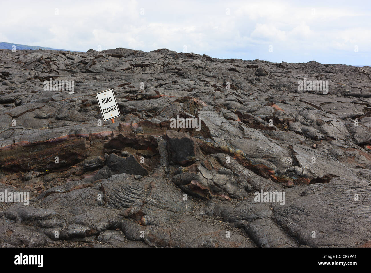 Road Sign In Hawaii Volcanoes National Park, This Big Island, Hawaii ...