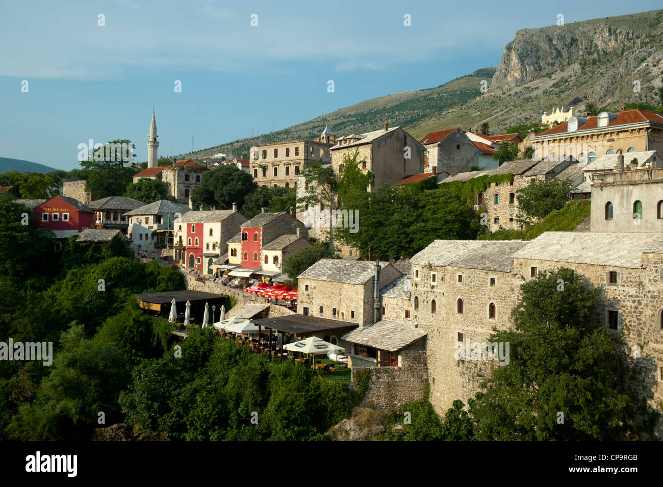 View of Mostar.Bosnia- Herzegovina. Balkans.Europe. Stock Photo