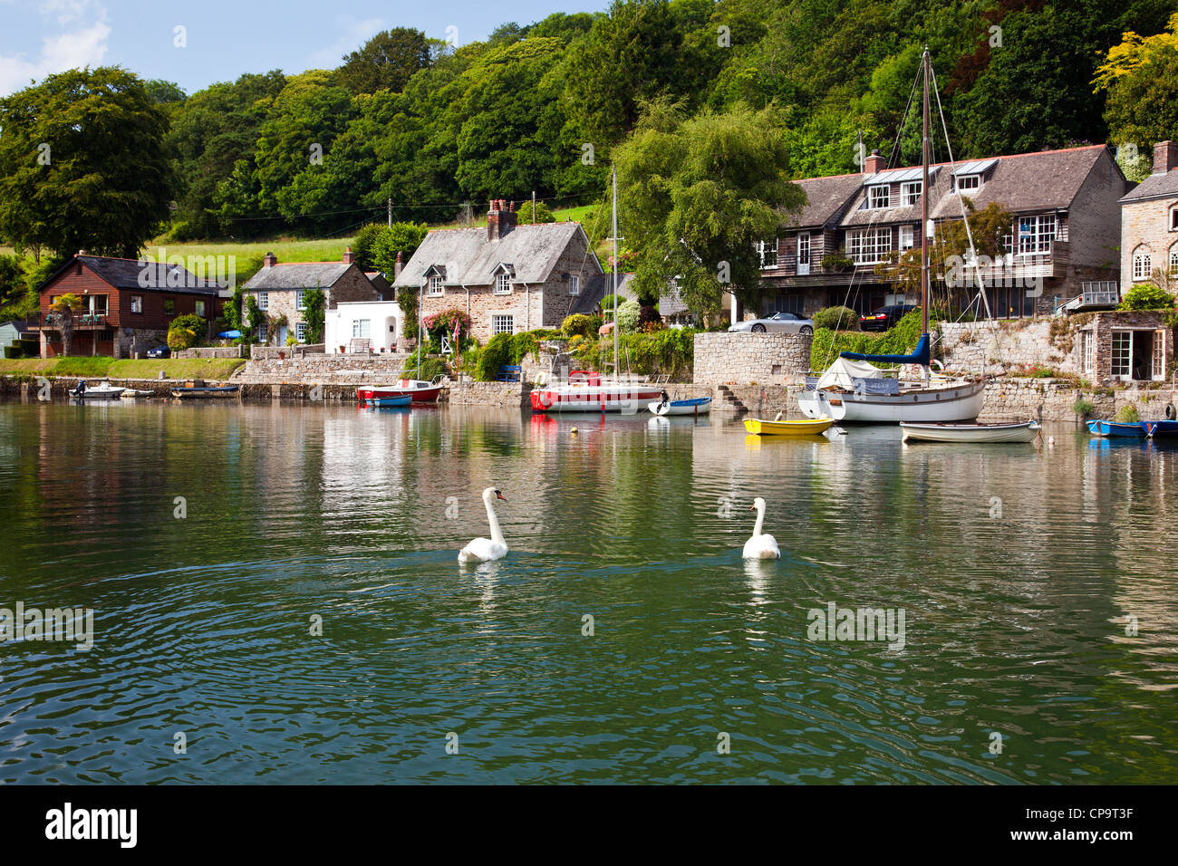 Port (Porth) Navas on the Helford River Cornwall England UK Stock Photo