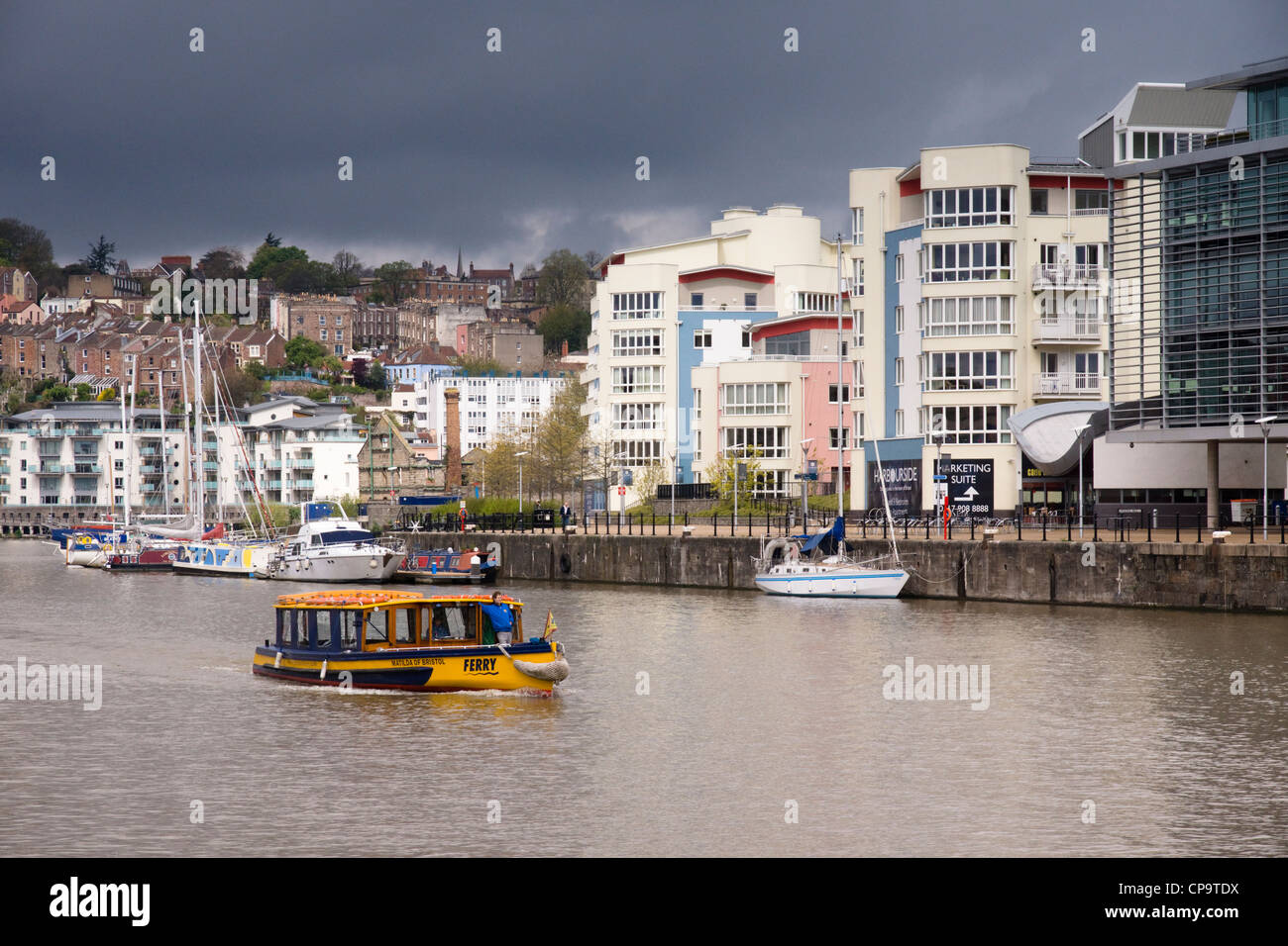 Bristol Floating Harbour Stock Photo Alamy