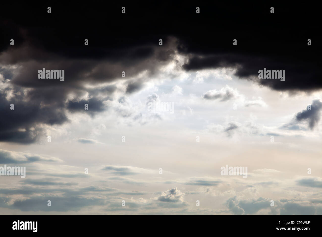 Dramatic sky before storm, sunset Stock Photo - Alamy