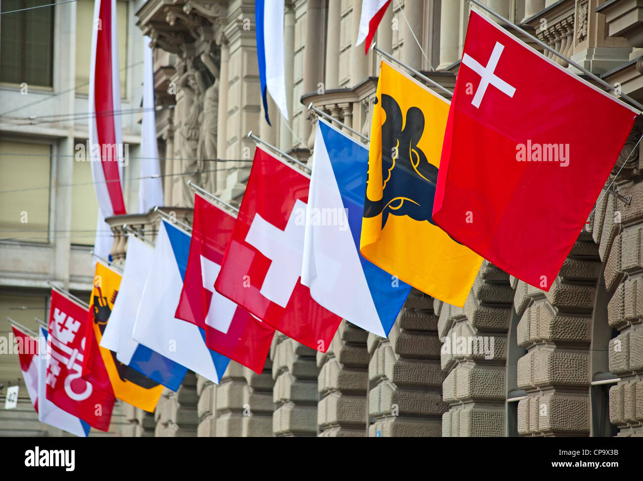 Swiss National Day on August 1 in Zurich, Switzerland Stock Photo Alamy