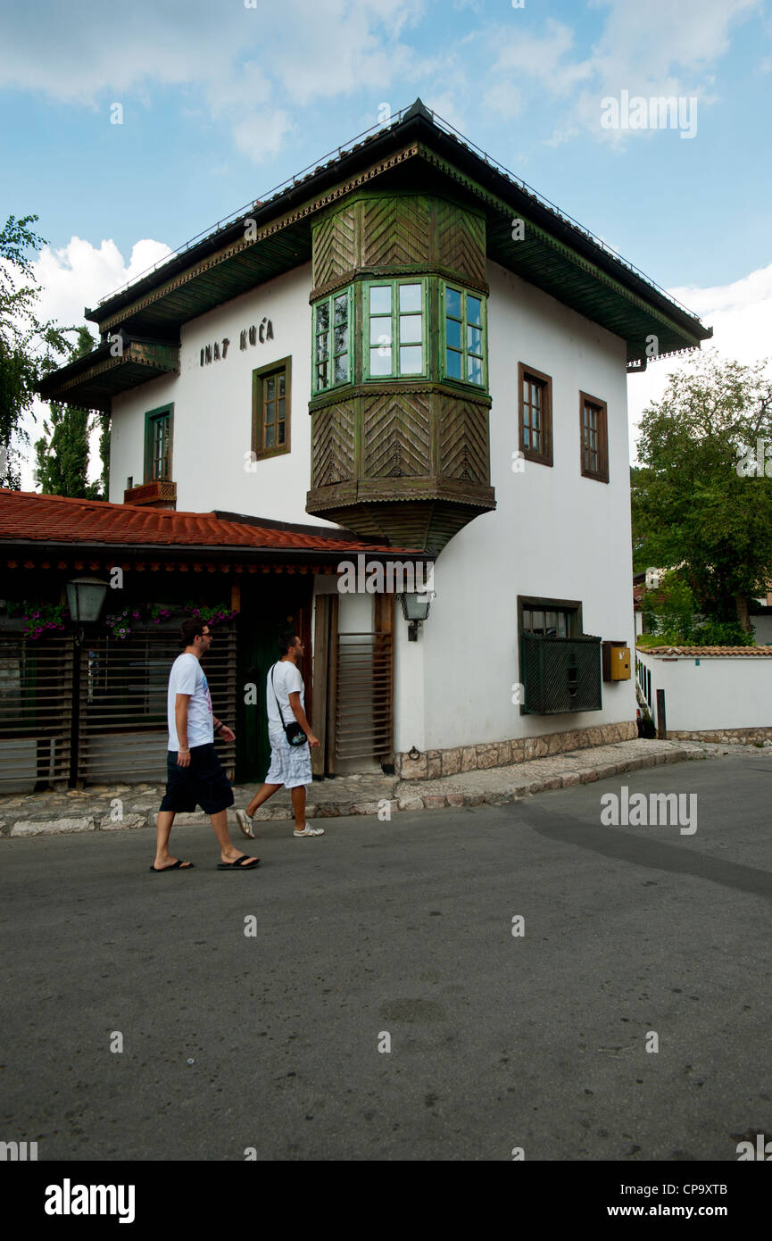 Spite House built in the Ottoman residential style. Sarajevo.Bosnia