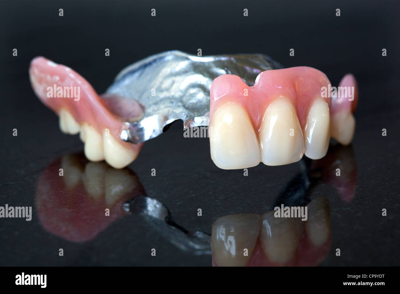 False Teeth or Dentures Stock Photo Alamy