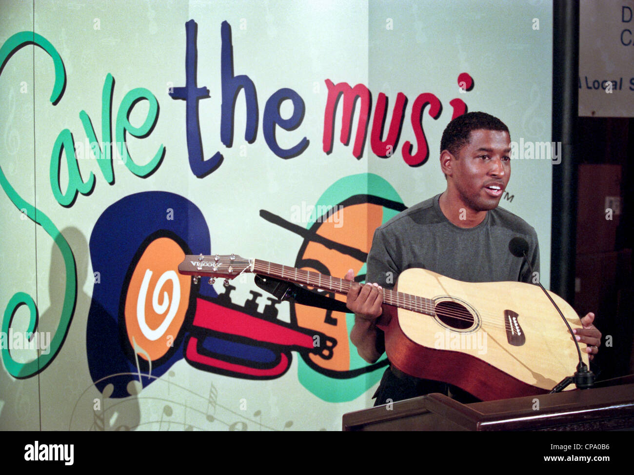 Producersongwriter Babyface Edmonds during a music education