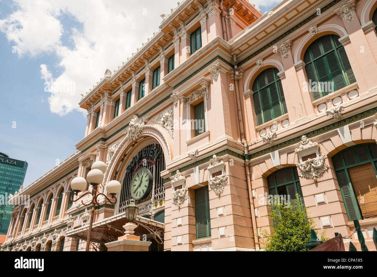 The Central Post Office, Ho Chi Minh City, (Saigon), Vietnam Stock