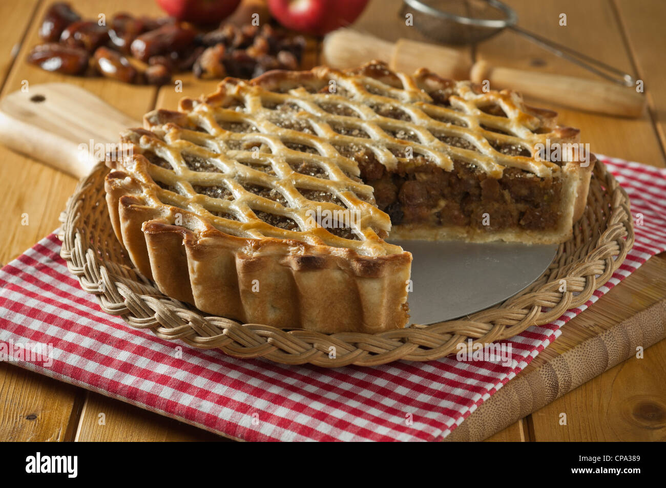 Cumberland rum nicky Traditional rum date and ginger dessert UK Stock