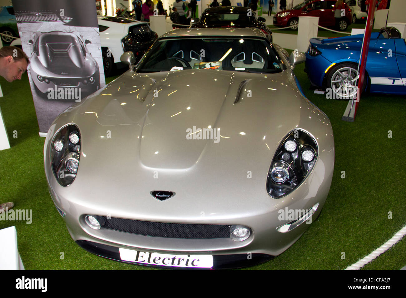 Lightning Electric at Eco Velocity Green Motor Show at Excel in London Stock Photo