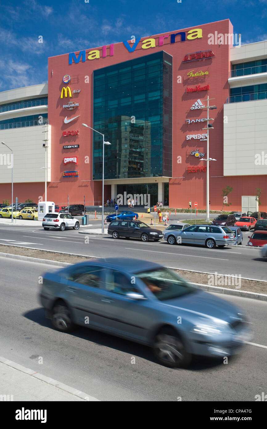 Mall of Varna, modern architecture, Black Sea, Varna, Bulgaria Stock ...