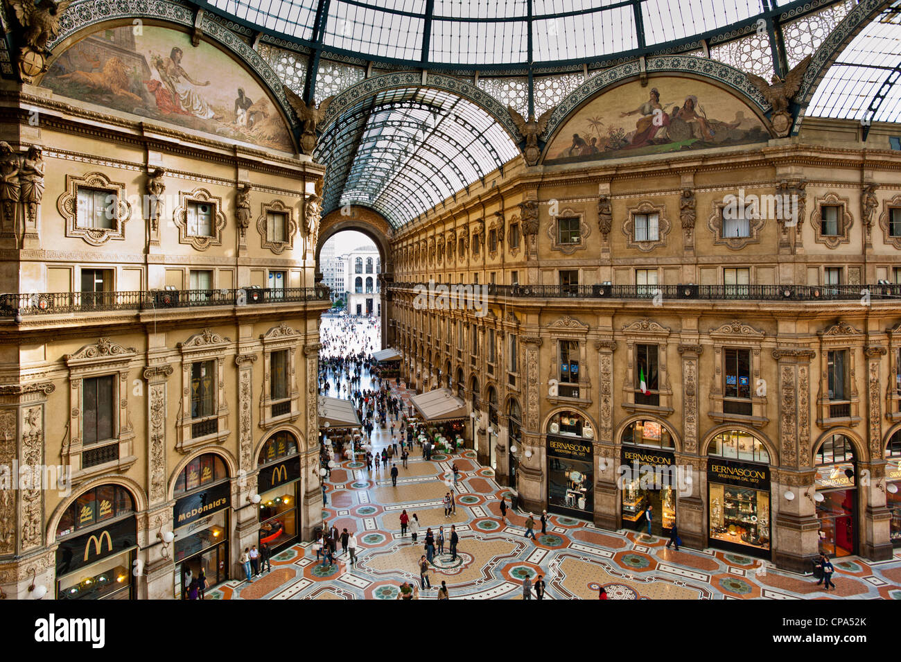 Galleria Vittorio Emanuele II, Milano, Italy outside the P…