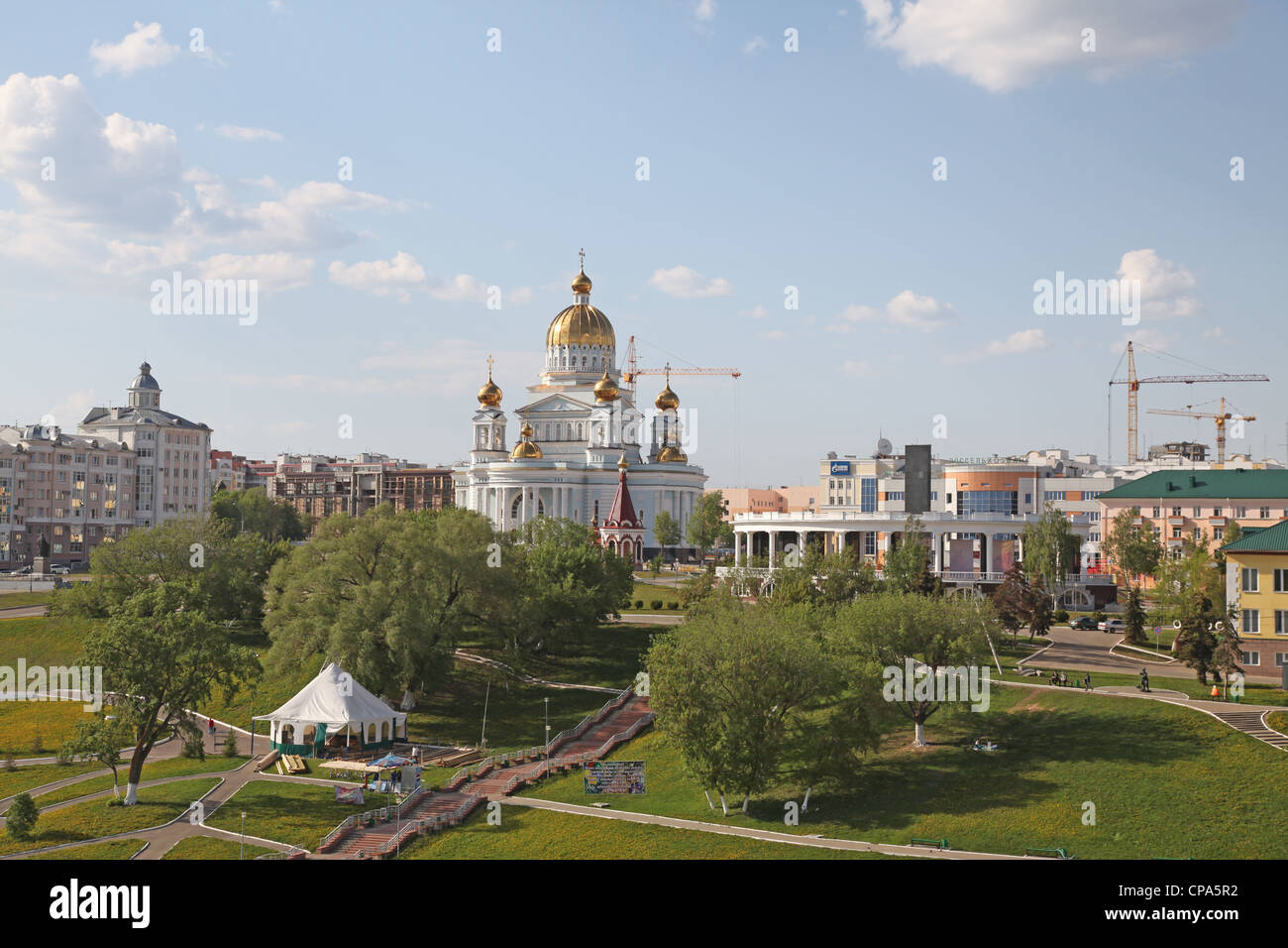 Russia. Mordovia. Saransk. Cathedral Ushakov Stock Photo