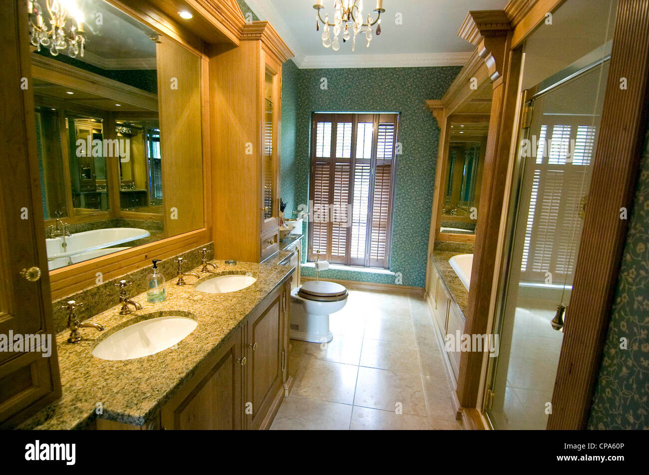 Plas Cilybebyll French style mansion near Rhos, Neath, UK Stock Photo