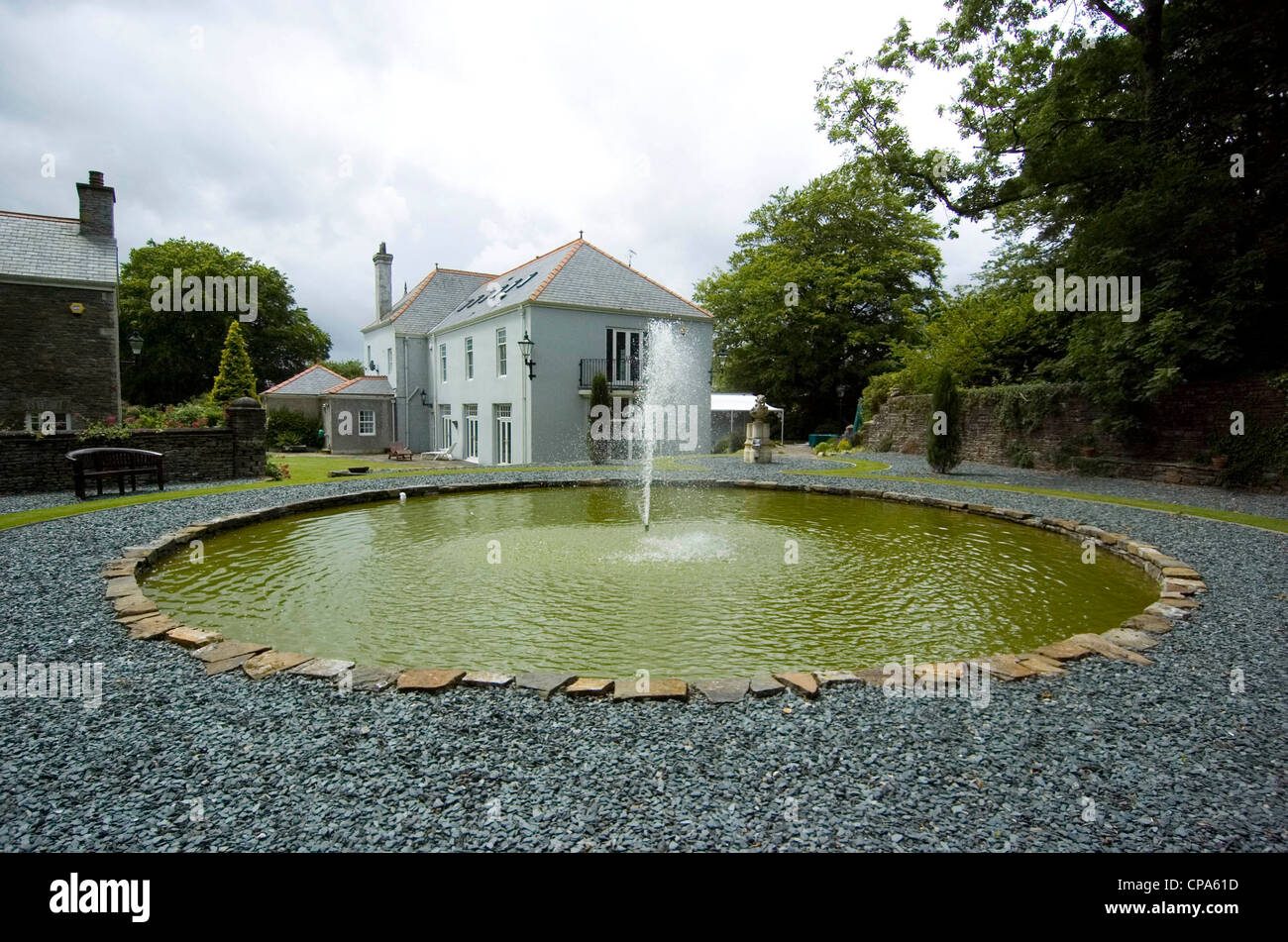Plas cilybebyll french style mansion hires stock photography and