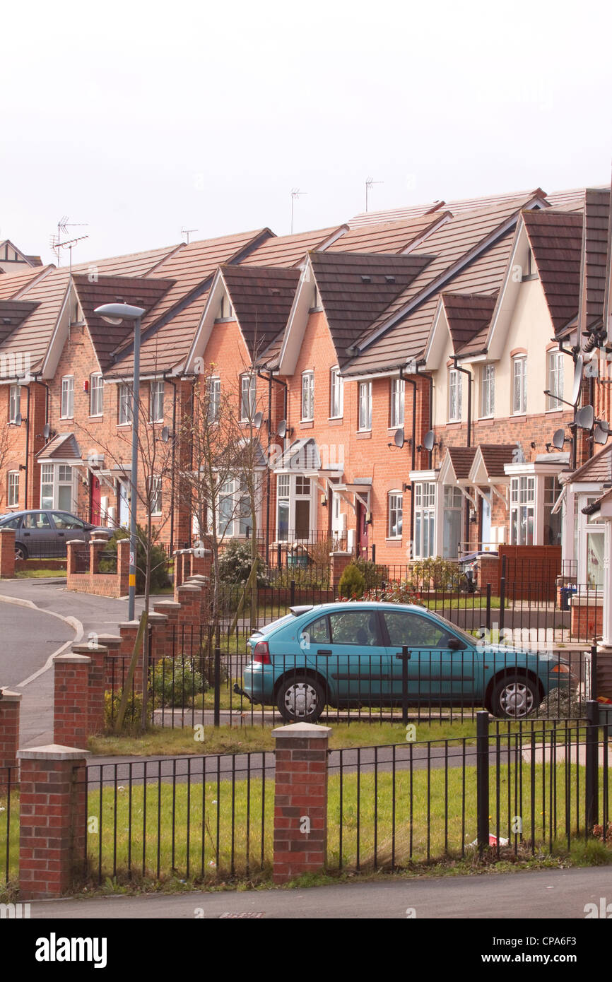 New housing estate, Birmingham, England, UK Stock Photo Alamy