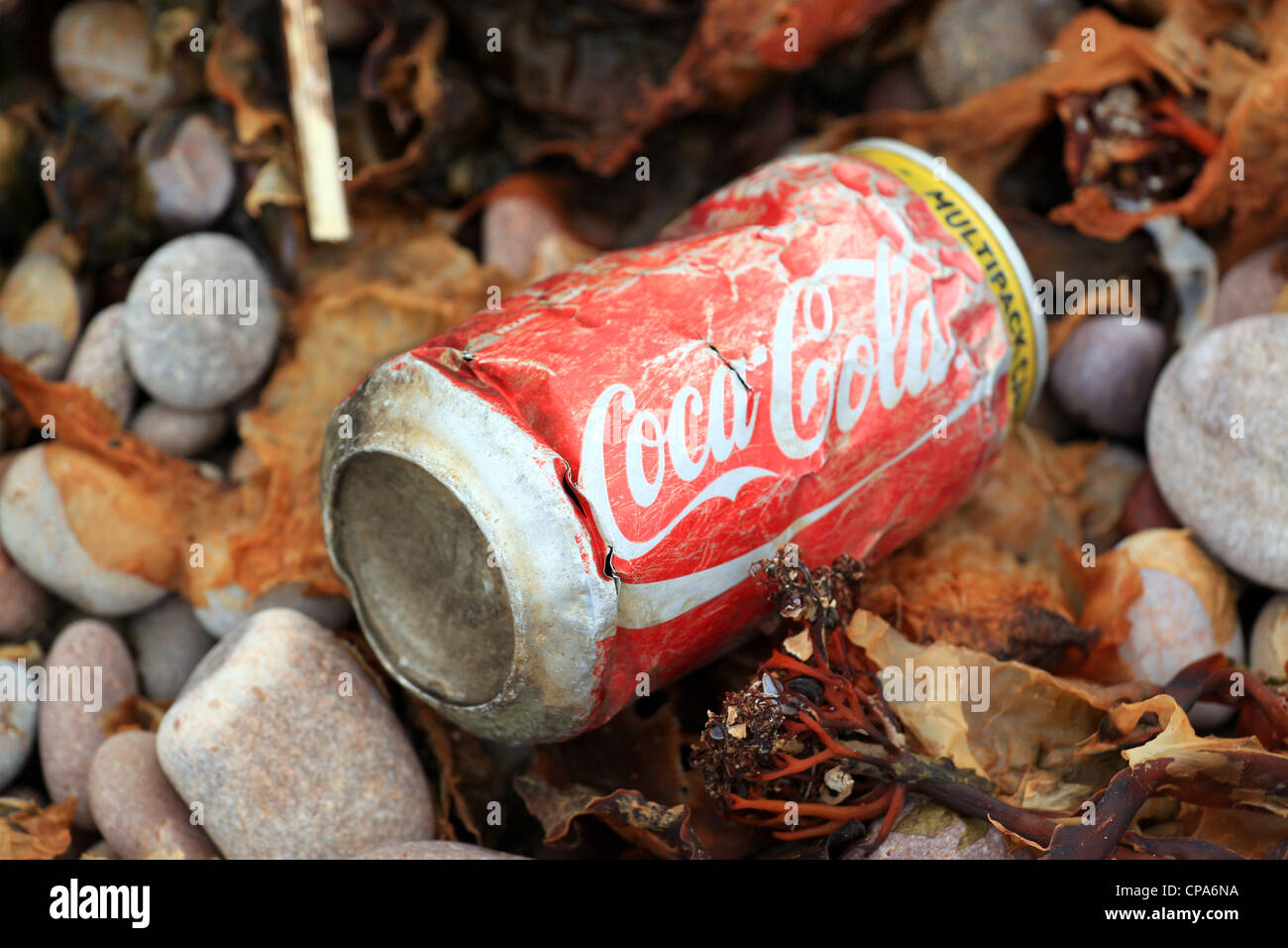 Coca cola beach rubbish hi-res stock photography and images - Alamy
