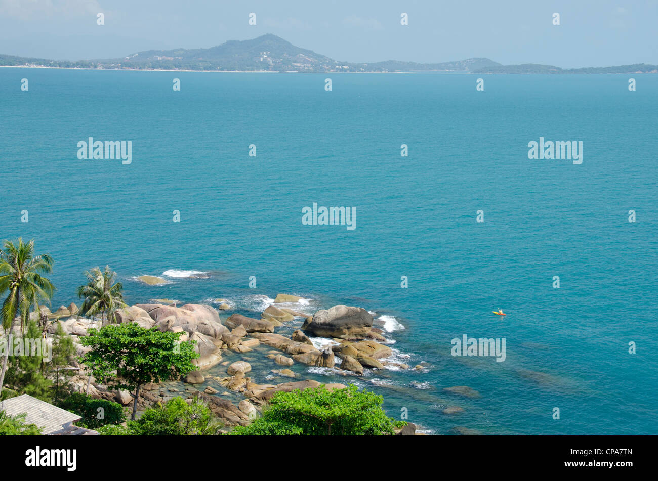 Thailand, Island of Ko Samui (aka Koh Samui). Lookout Point, view of