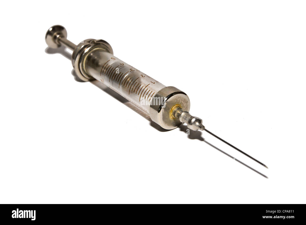 old medical syringe Stock Photo - Alamy