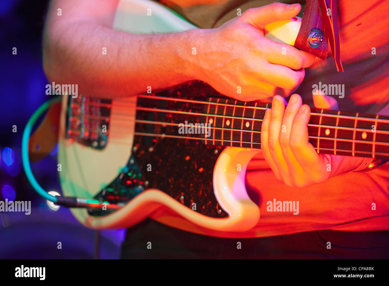Fender Bass Stock Photo Alamy
