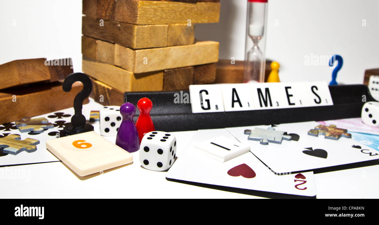 Pile Board Games High Resolution Stock Photography and Images - Alamy