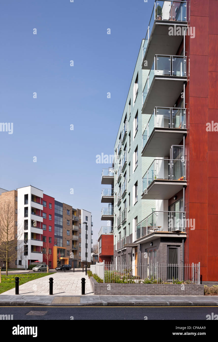 South Acton Estate housing in Ealing Stock Photo Alamy