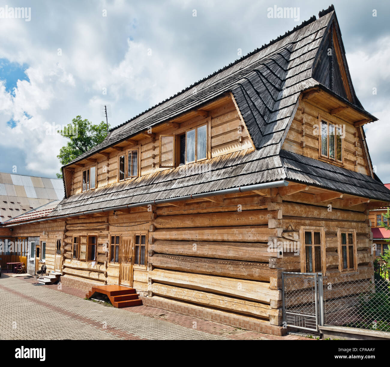 Traditional House in the High Tatra mountains, Poland Stock Photo