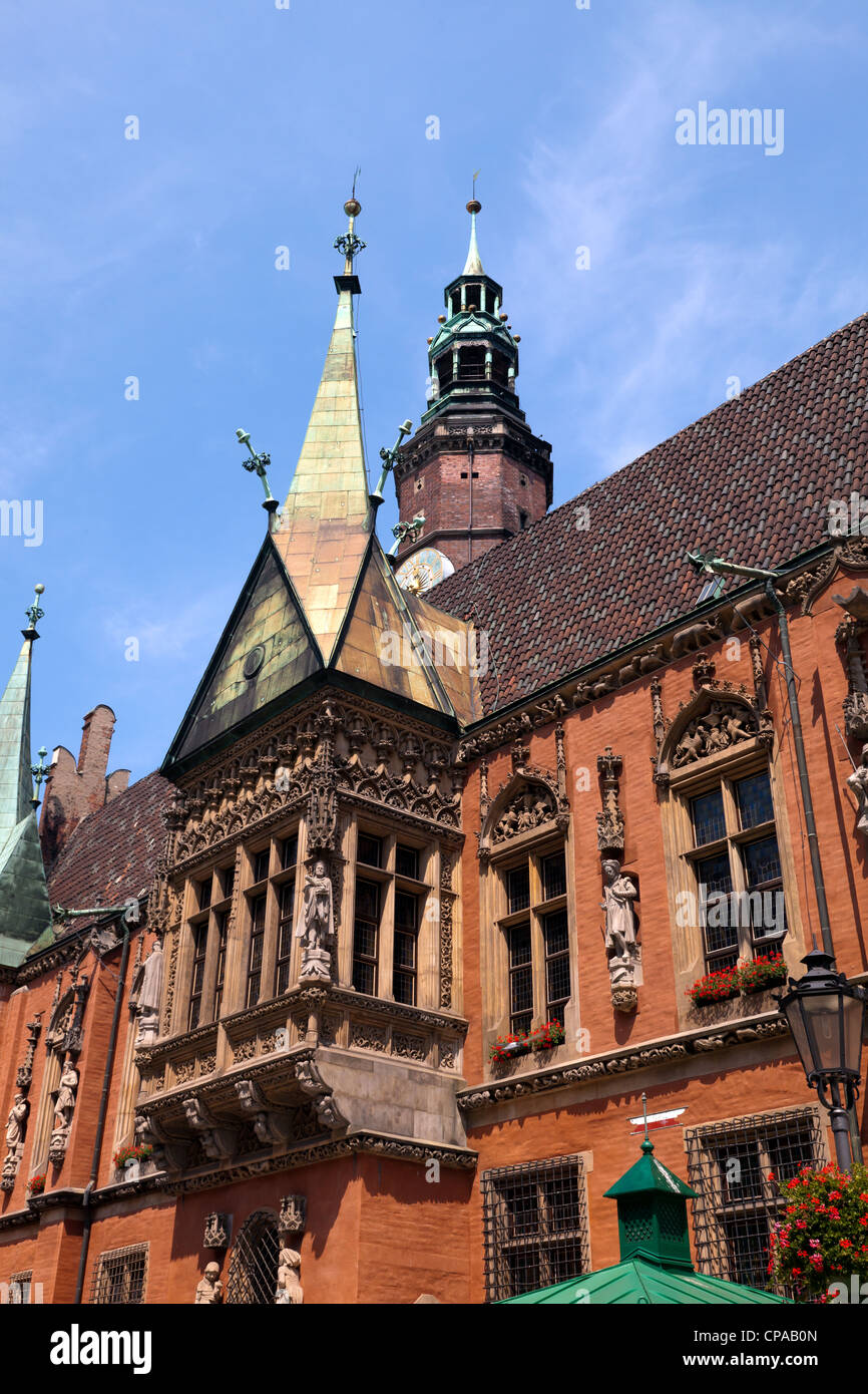 City hall, Wroclaw, Poland Stock Photo