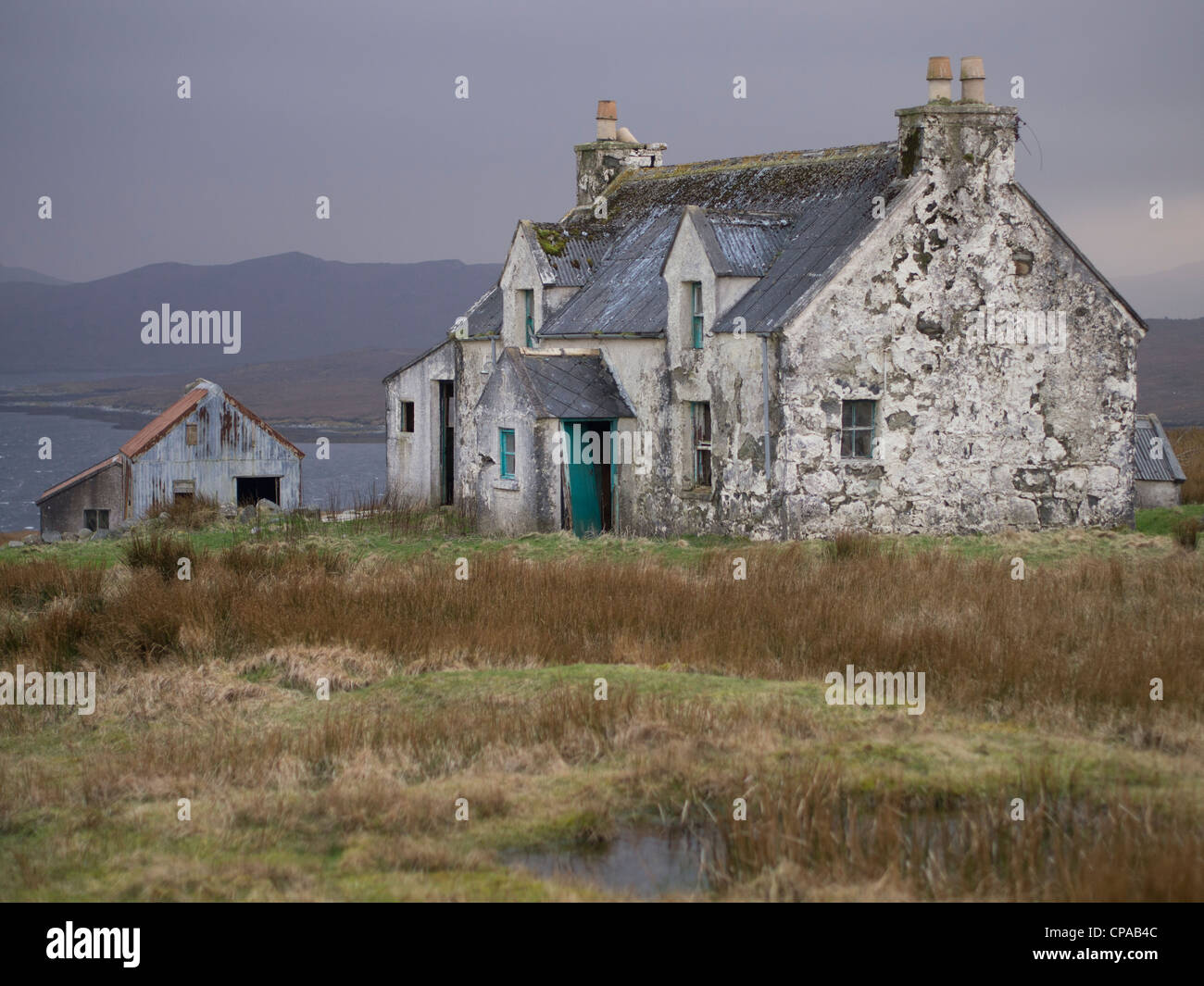 Abandoned Croft House, Isle of Lewis, Scotland Stock Photo Alamy