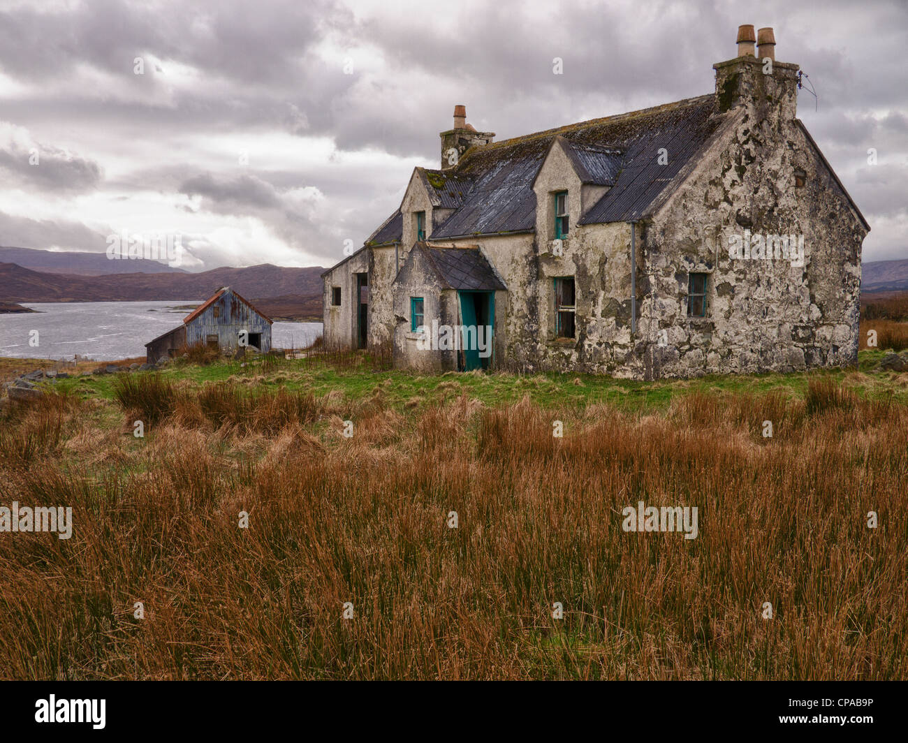 Abandoned Croft House, Isle of Lewis, Scotland Stock Photo Alamy