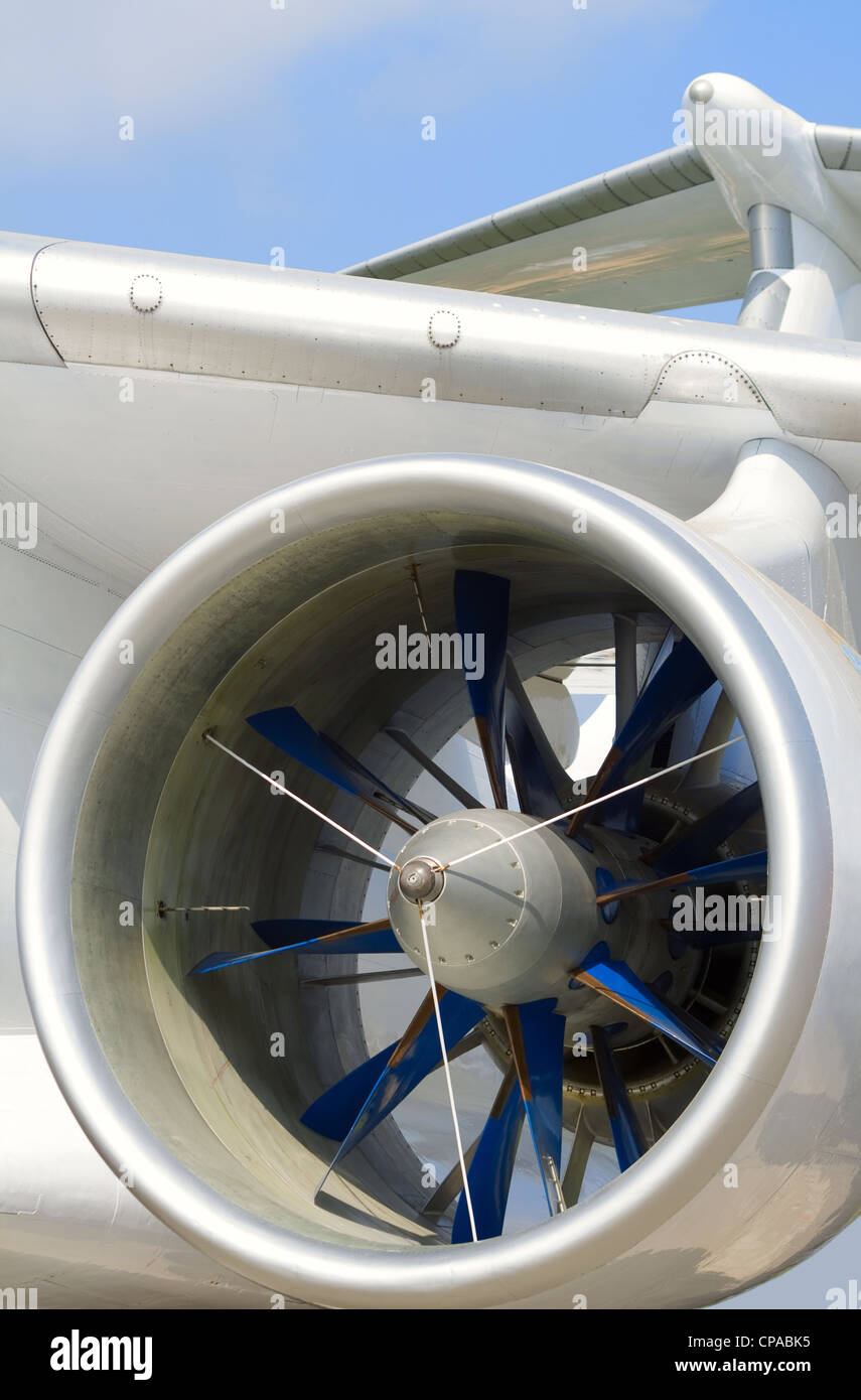 experimental aircraft turboprop engine Stock Photo Alamy