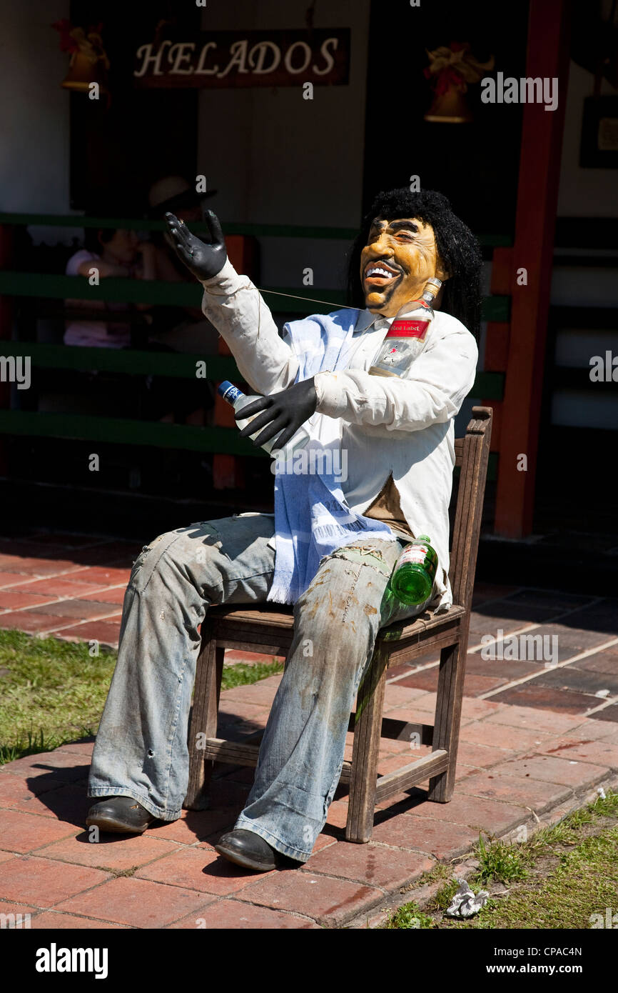 Old Year A o Viejo Effigy Part Of New Year Celebrate In Colombia 