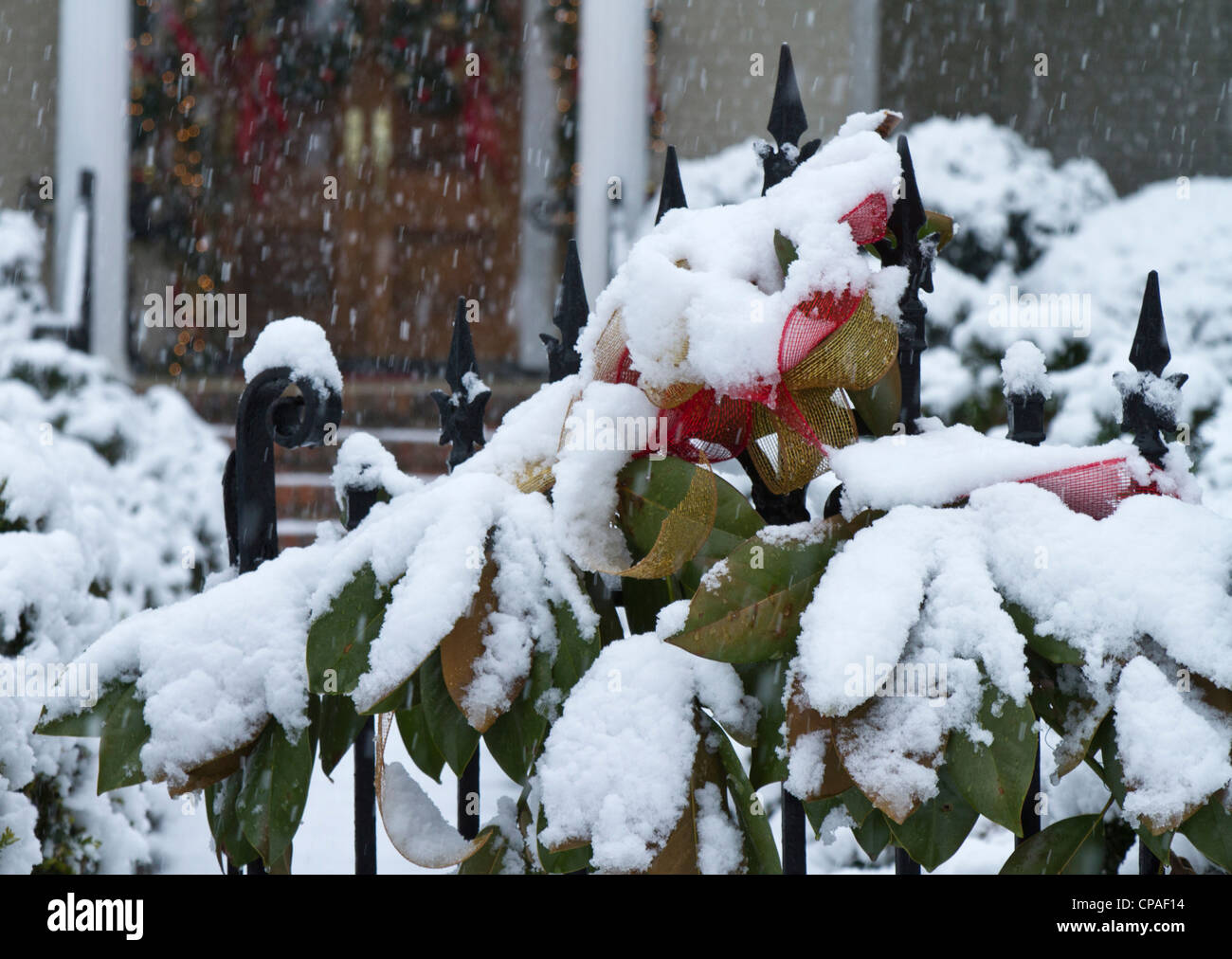 Historic Twickenham district and a rare Christmas snow, Huntsville