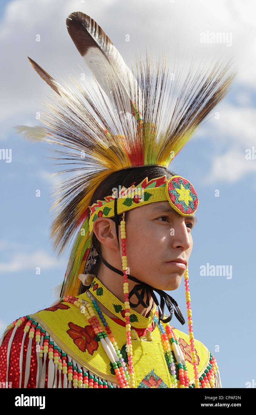 USA, Arizona, Scottsdale. Red Mountain Eagle powwow held at the Salt