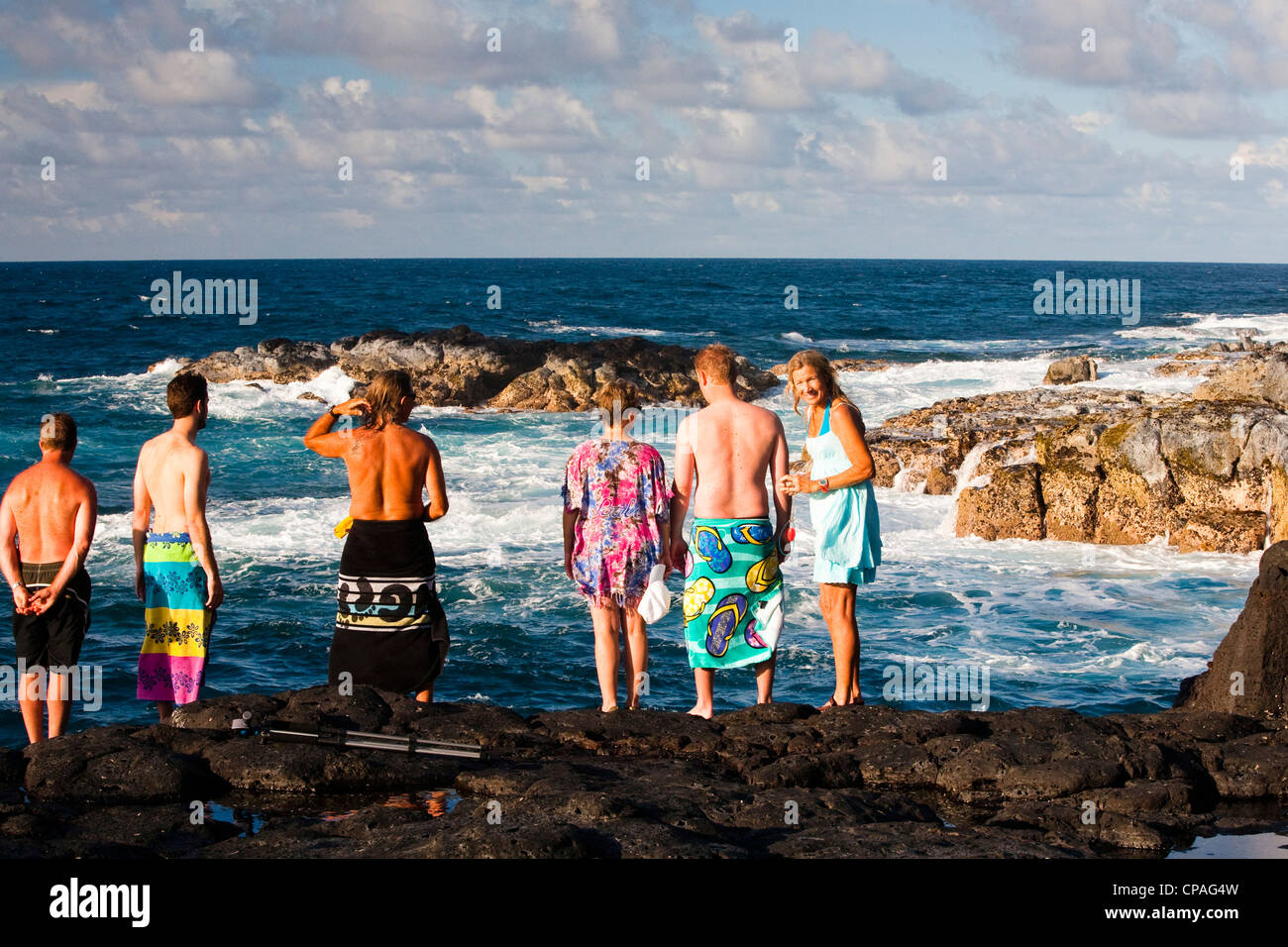 Queen's bath in kauai hi-res stock photography and images - Alamy