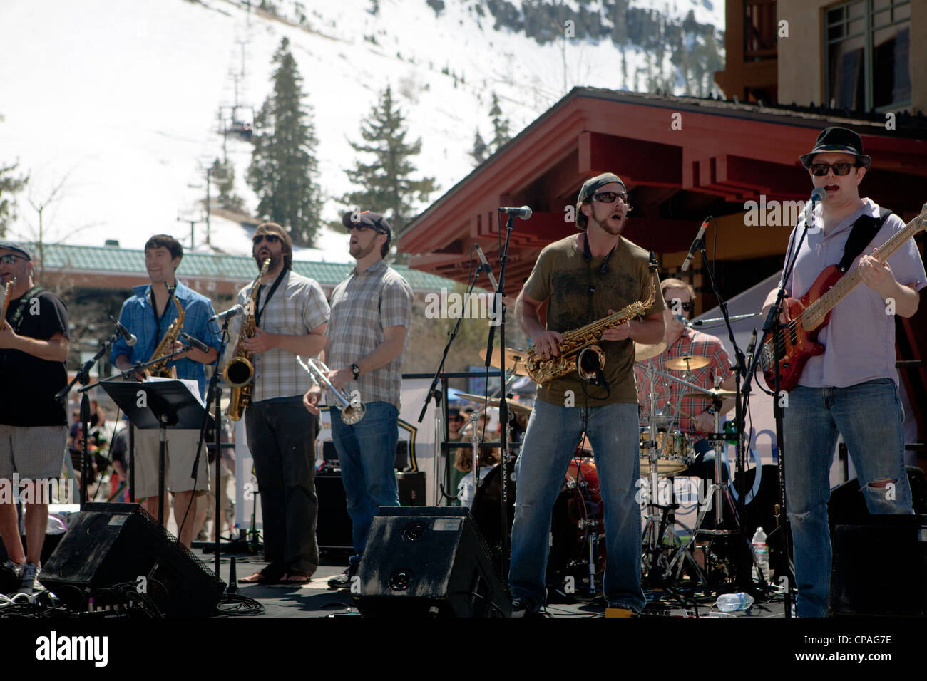 Village at squaw valley hi-res stock photography and images - Alamy