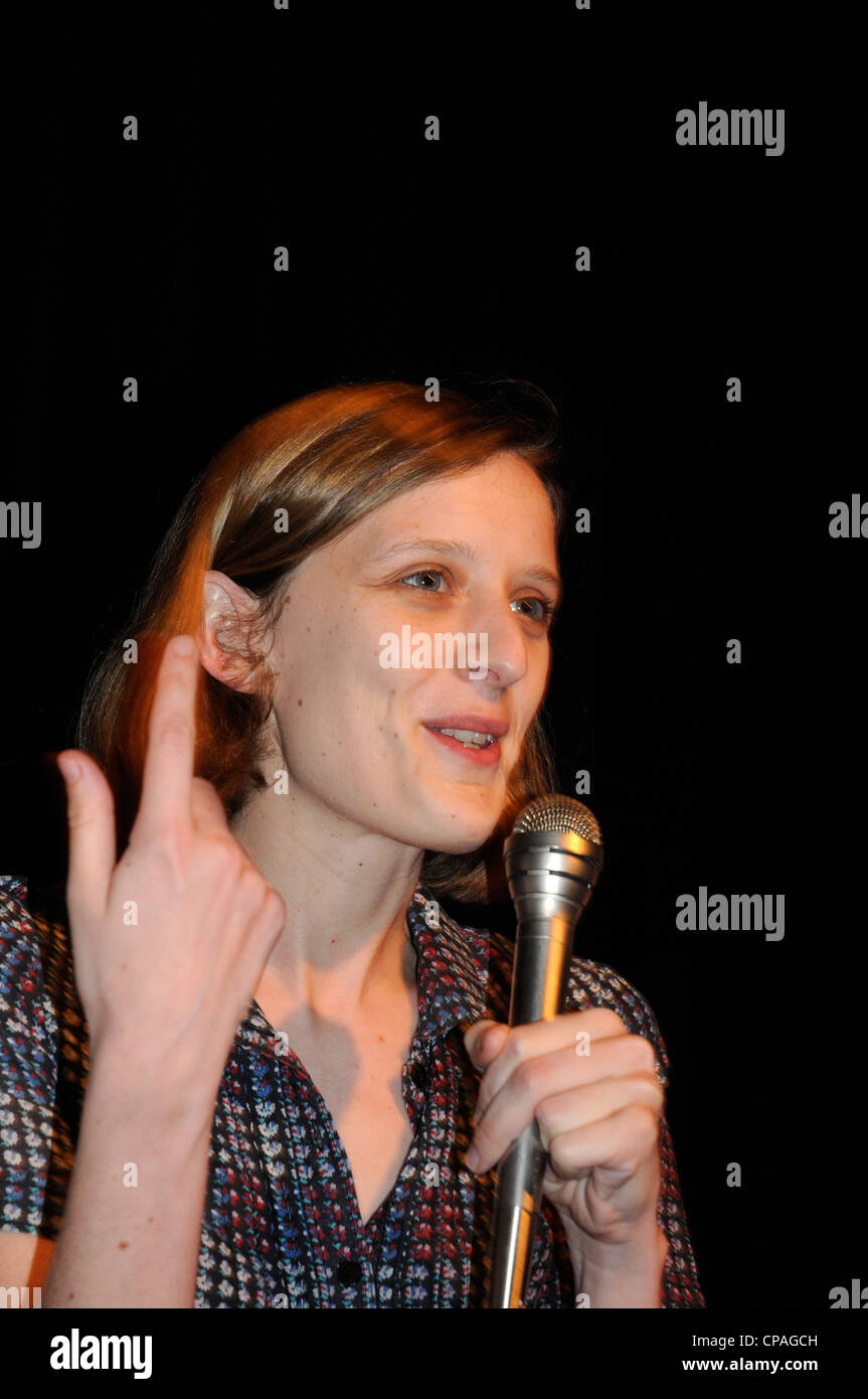 Mia Hansen-Løve French actress, screenwriter and film director, visit  Barcelona Stock Photo - Alamy