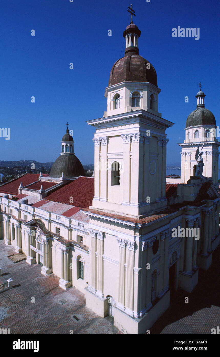 Cuba, Santiago, Catedral de la Nuestra Senora de la Asunción Stock