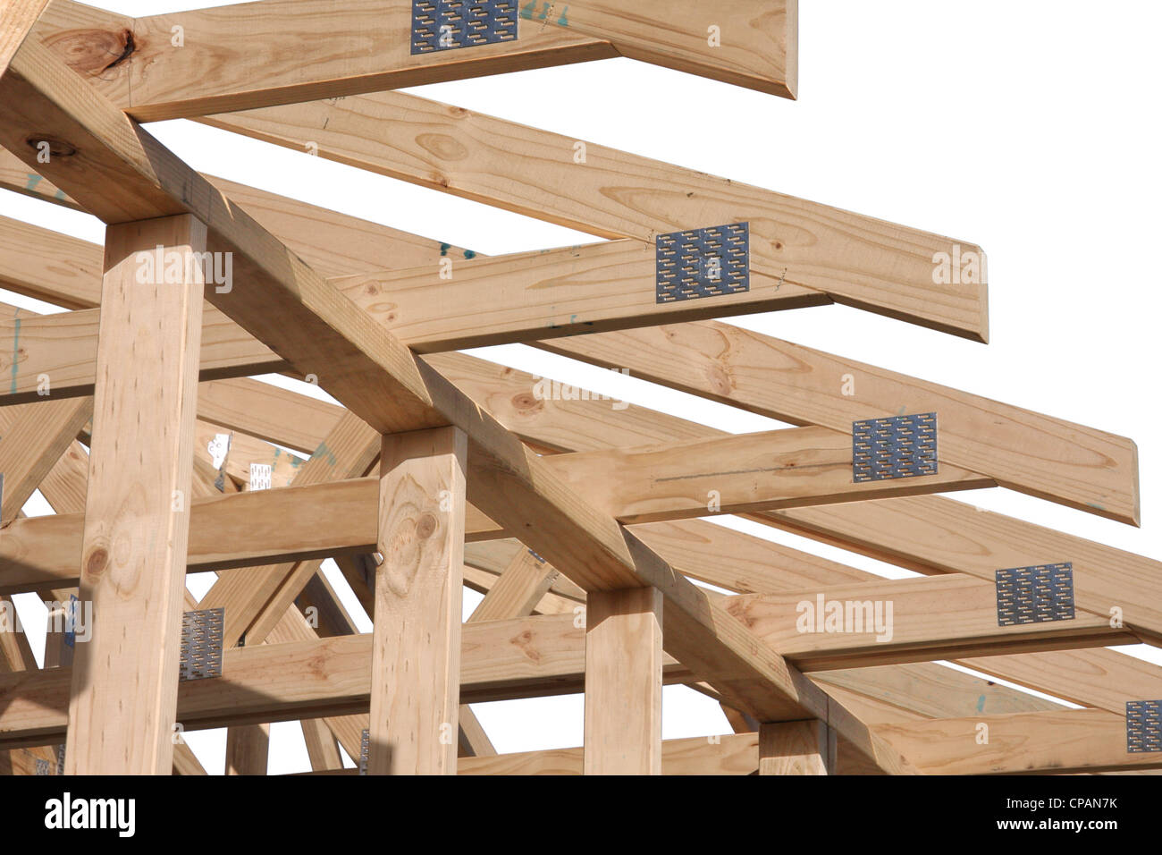 Roof construction Stock Photo
